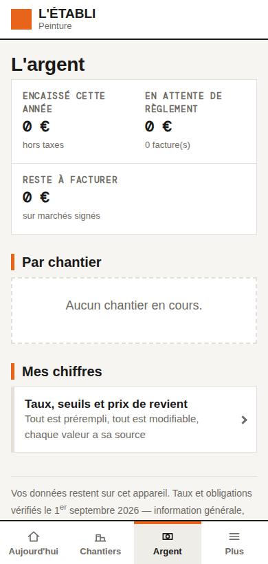 L'écran Argent